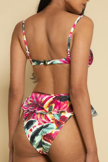 Tamarindo Ruffle Bikini Bottom | Isla Floral