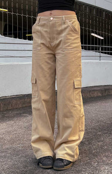 Iva Cargo Pants | Beige