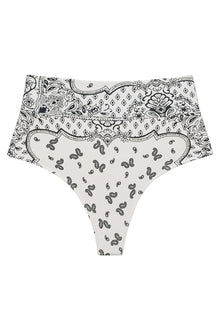 Added Coverage High Rise Bikini Bottom | Ivy Bandana