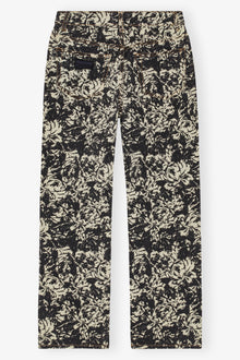 Print Denim Betzy Cropped | Flan