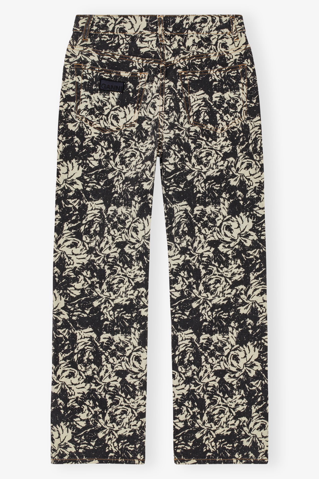 Print Denim Betzy Cropped | Flan