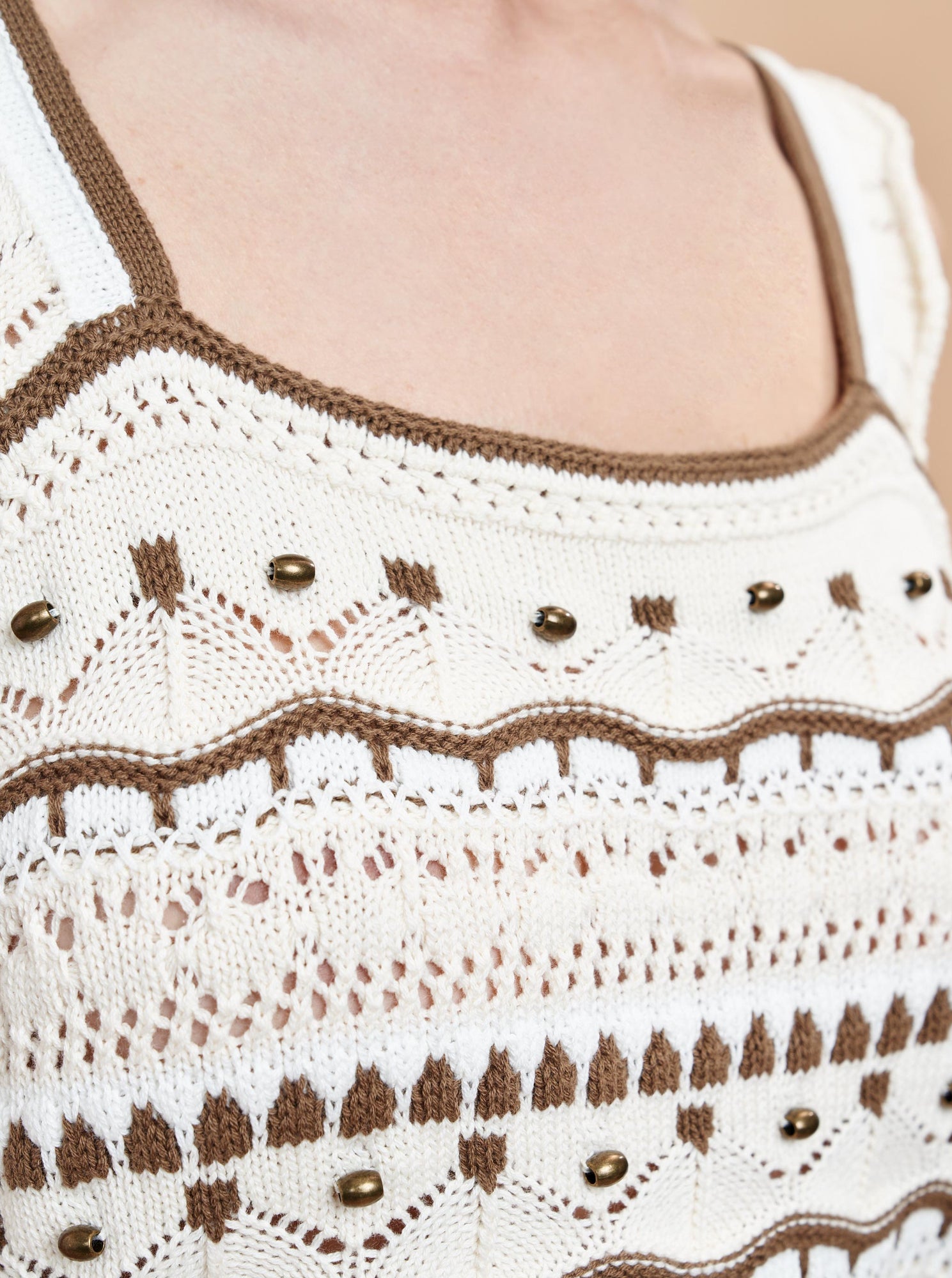 Jane Tank | Ivory x Cream x Olive