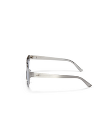 The Cateye Sunglasses | Recycled Steel | Silver Mirror Poly Renew Lenses
