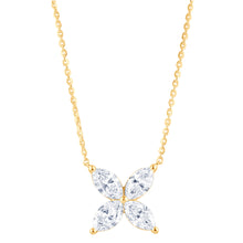 0.33 CT Marquise Natural Diamond | Necklace | 14K Yellow Gold | J-K Color | VS Clarity
