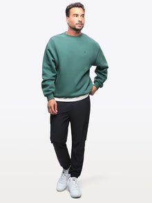 Mens | Divine Classic-Fit Fleece Pullover | Juniper
