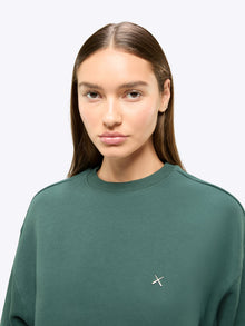 Womens | Divine Signature-Fit Fleece Pullover | Juniper