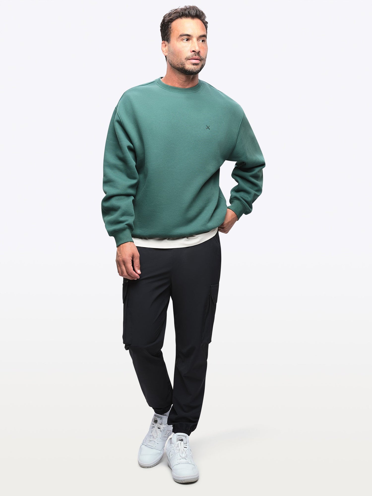 Mens | Divine Classic-Fit Fleece Pullover | Juniper