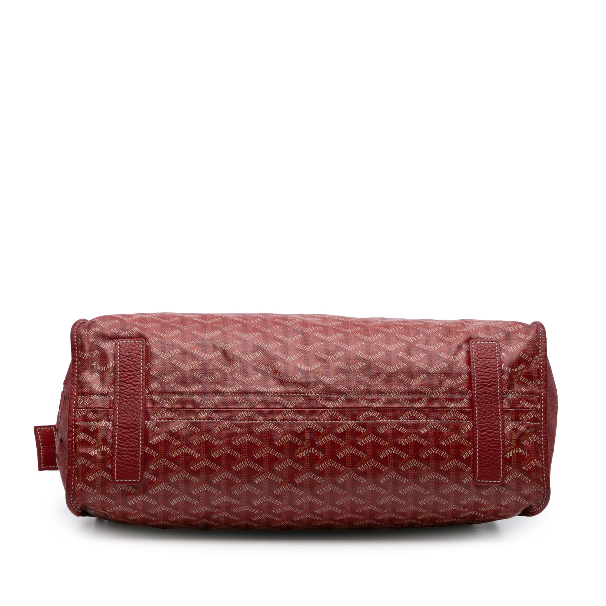 Goyard | Pre-Owned Goyardine Sac Hardy Pet Carrier PM | Red