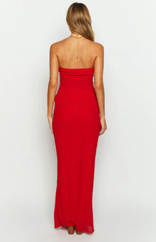 Jacqulin Maxi Skirt | Red