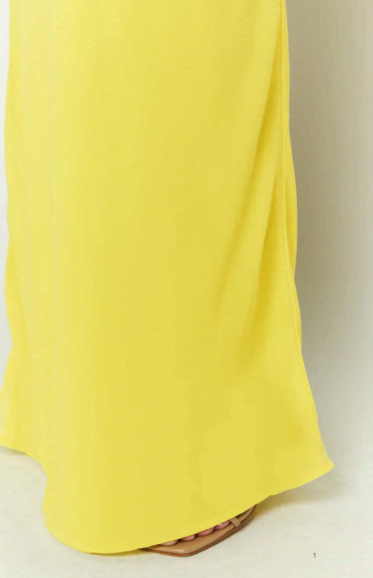 Jacqulin Maxi Skirt | Yellow