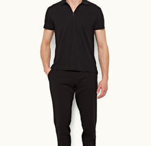 Jarrett Classic Fit Ice Wool Polo Shirt | Black