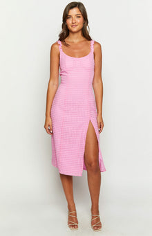 Jessie Midi Dress | Pink