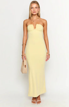 Julie Maxi Dress | Yellow