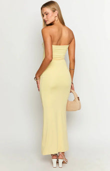 Julie Maxi Dress | Yellow