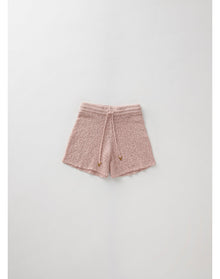 Juste | Rustic Knit Shorts | Pale Rose