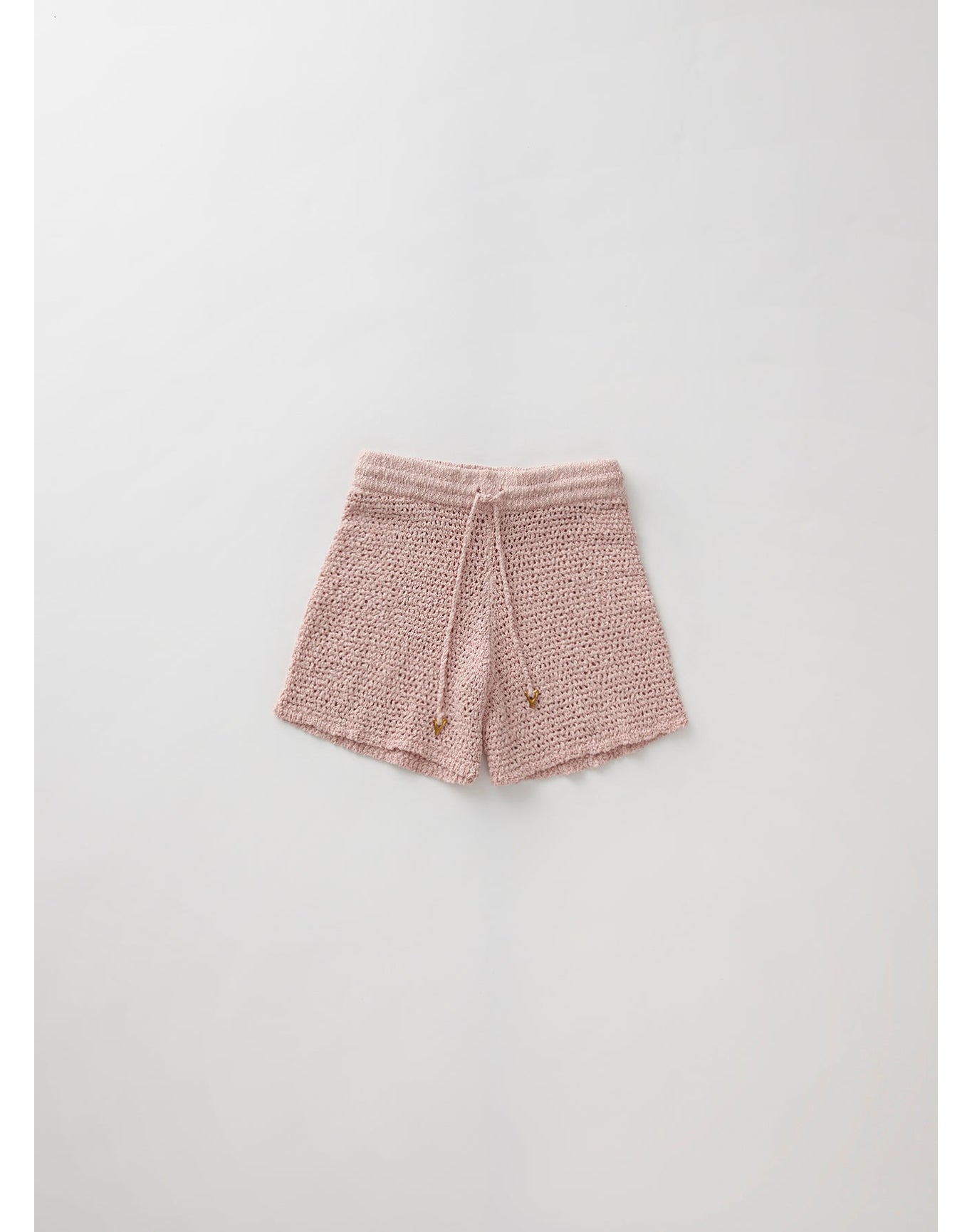 Juste | Rustic Knit Shorts | Pale Rose