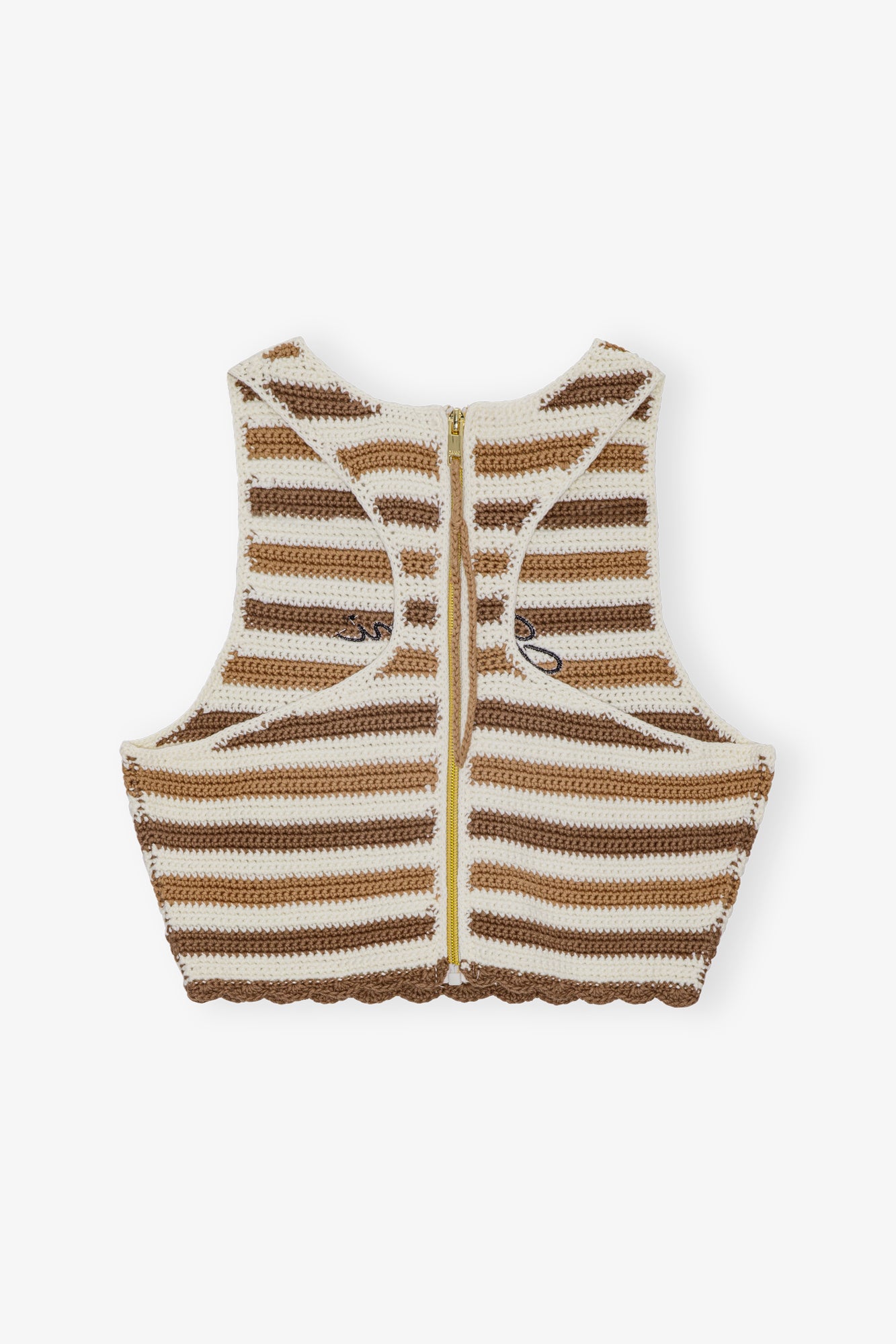 Crochet Racerback Top | Copper Brown