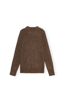 Brushed Alpaca O-Neck | Rain Drum