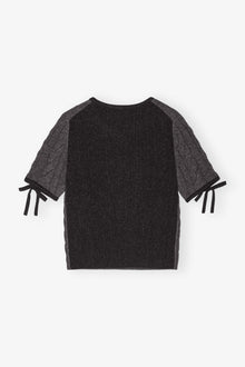Cashmere Mix T-Shirt | Phantom