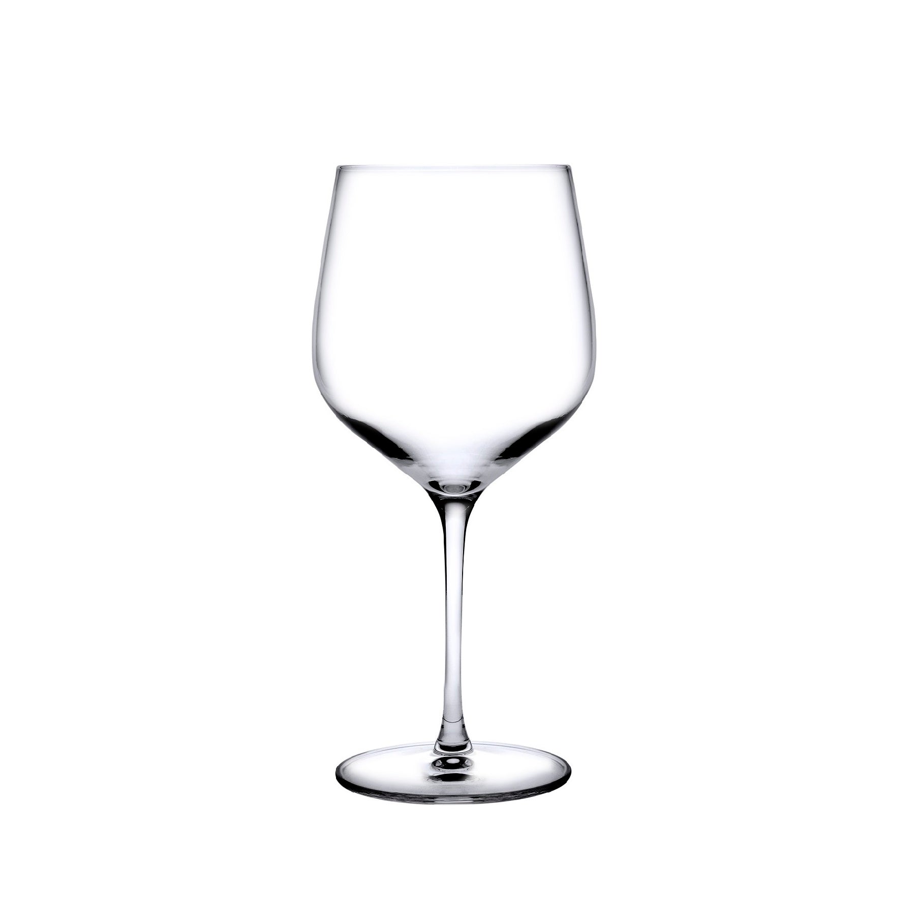 Refine Burgundy Glasses | Clear Crystal | Set of 2