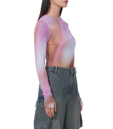 Kaylee Top | Lilac Watercolor