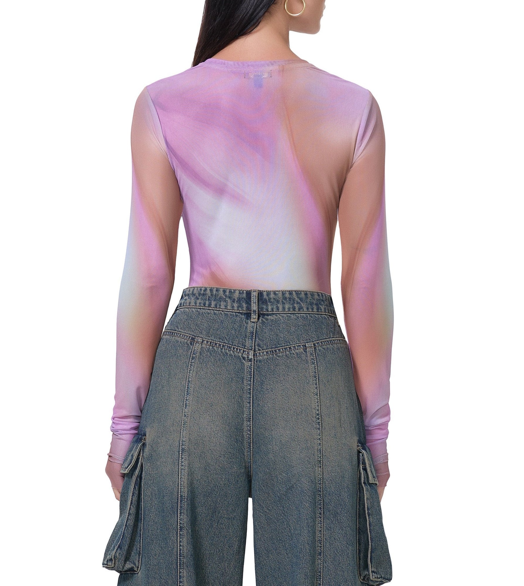 Kaylee Top | Lilac Watercolor