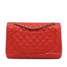 Chanel Pre-Owned Maxi Classic Lambskin Single Flap | Women | Red