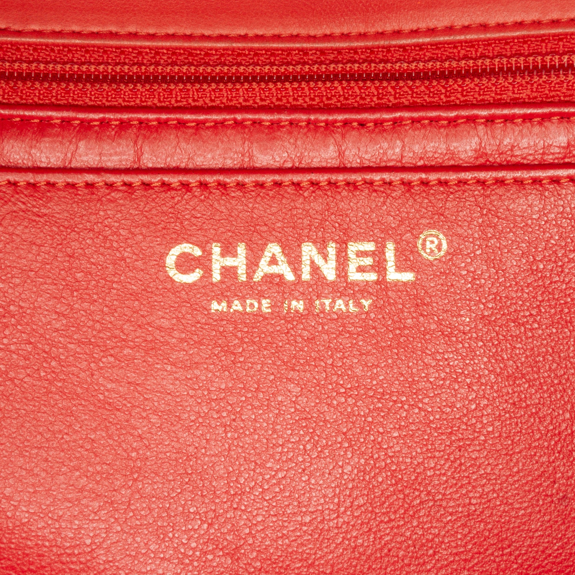 Chanel Pre-Owned Maxi Classic Lambskin Single Flap | Women | Red