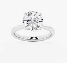 Womens | Solitaire Engagement Ring - II | 14K White Gold | 1 CTW Round Cut Lab Grown Diamond | G-VS