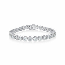 Womens | Tennis Bracelet | 14K White Gold | 12 CTW Round Cut Lab Grown Diamond | G-VS