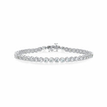 Womens | Tennis Bracelet - I | 14K White Gold | 7 CTW Round Cut Lab Grown Diamond | G-SI