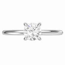 Womens | Solitaire Engagement Ring - I | 14K White Gold | 1 CTW Round Cut Lab Grown Diamond | G-VS