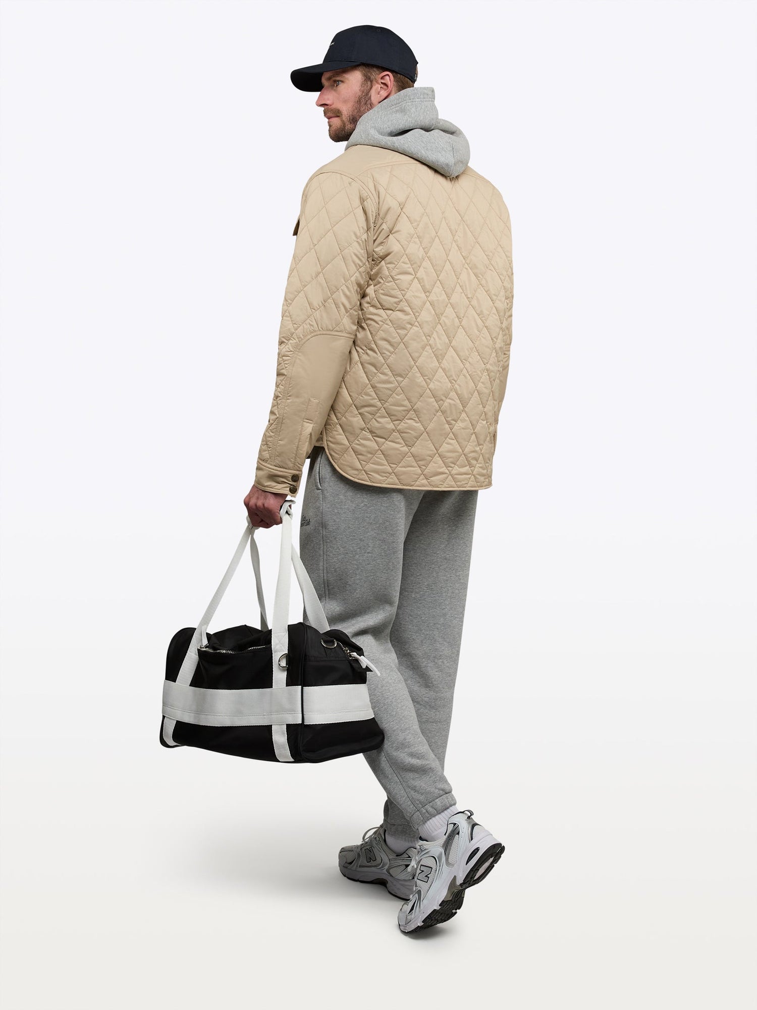 Mens | Boulevard Classic-Fit Quilted Jacket | Khaki
