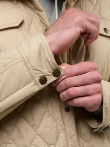 Mens | Boulevard Classic-Fit Quilted Jacket | Khaki