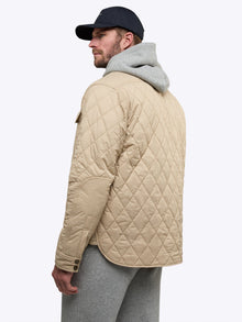 Mens | Boulevard Classic-Fit Quilted Jacket | Khaki