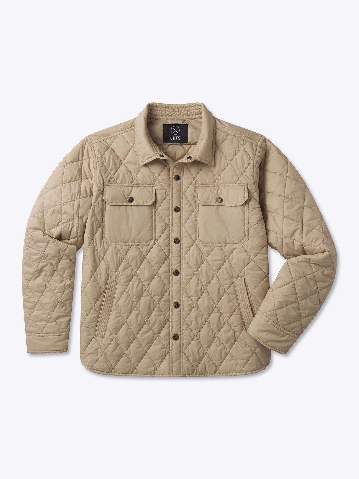 Mens | Boulevard Classic-Fit Quilted Jacket | Khaki