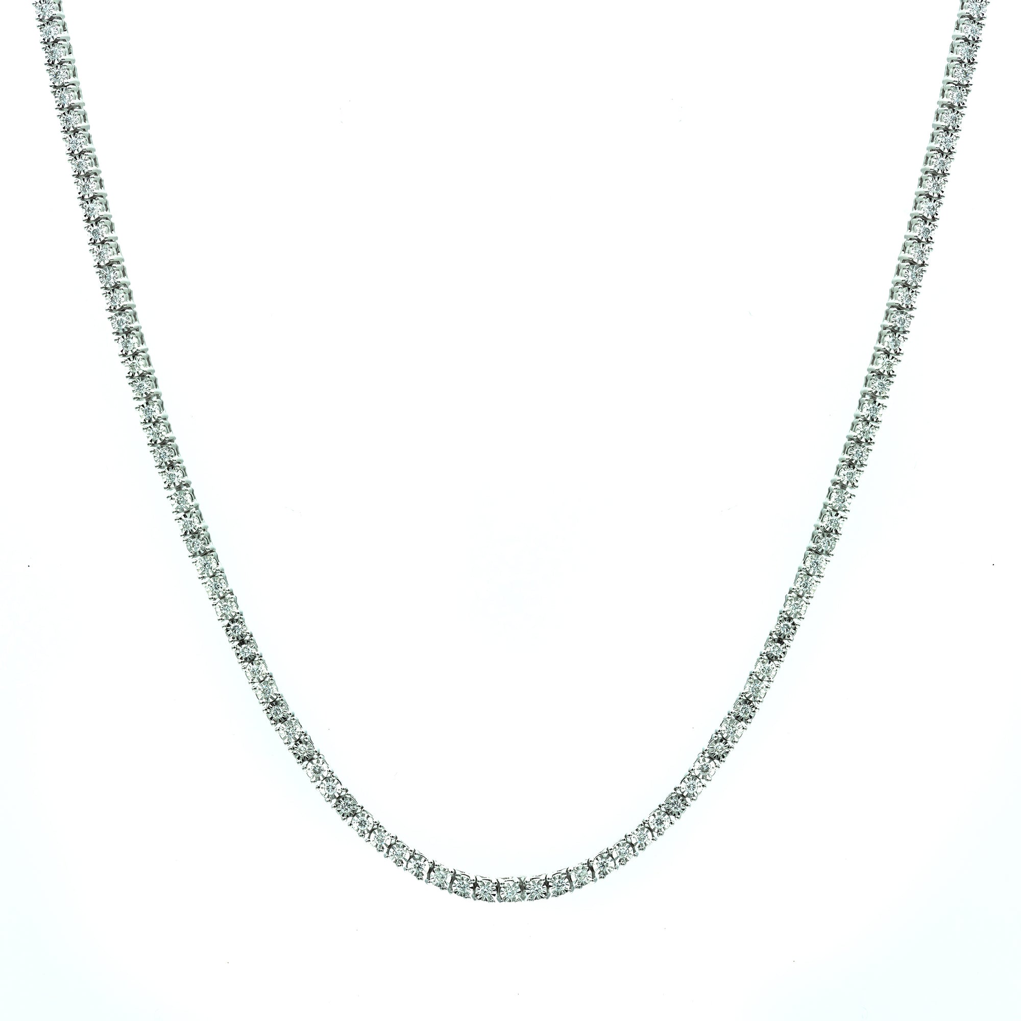2.00 CT Round Lab-Grown Diamond | Necklace | 14K White Gold | G Color | SI Clarity