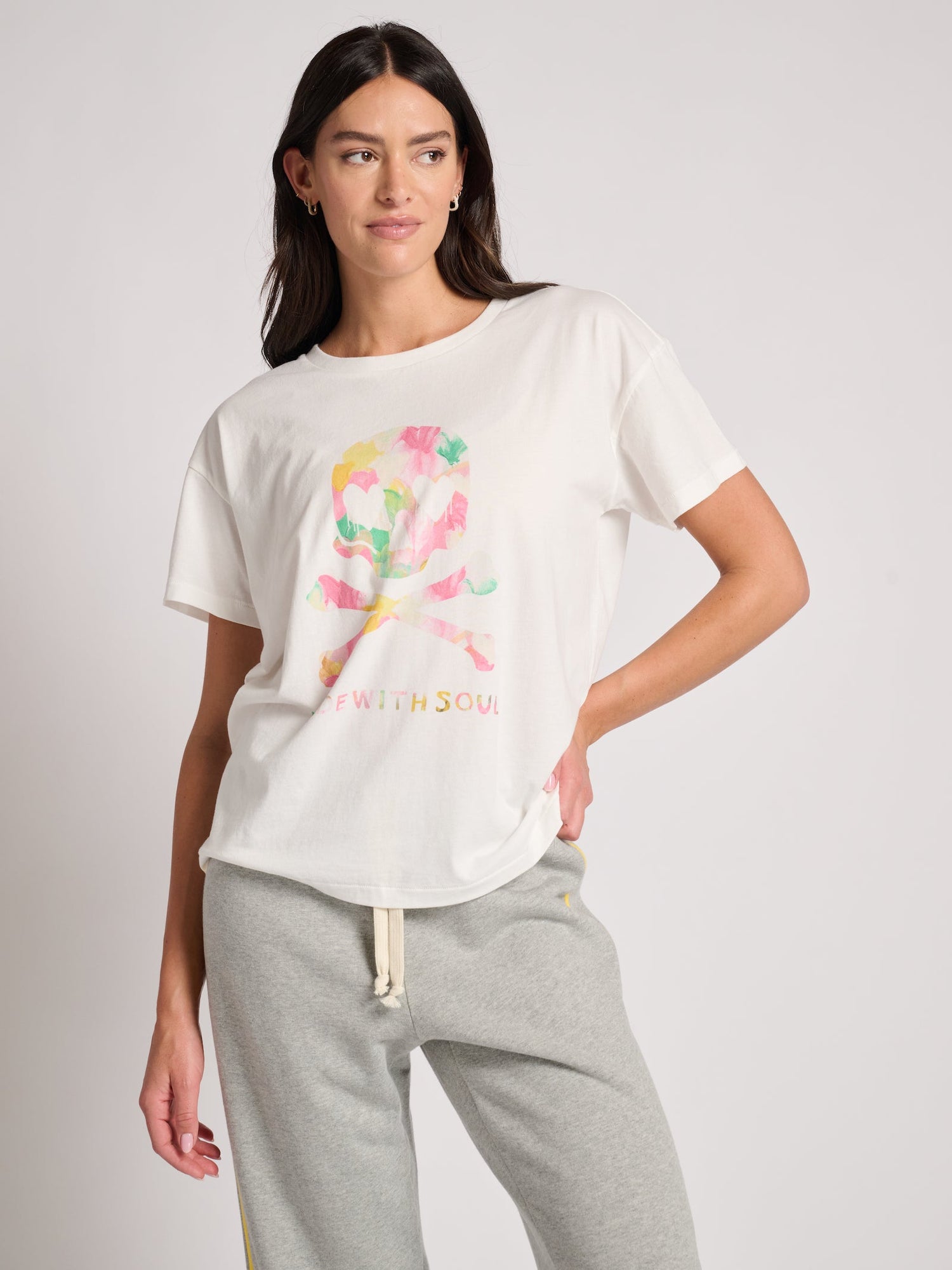 Kerri Rosenthal | Made With Soul Tee | White