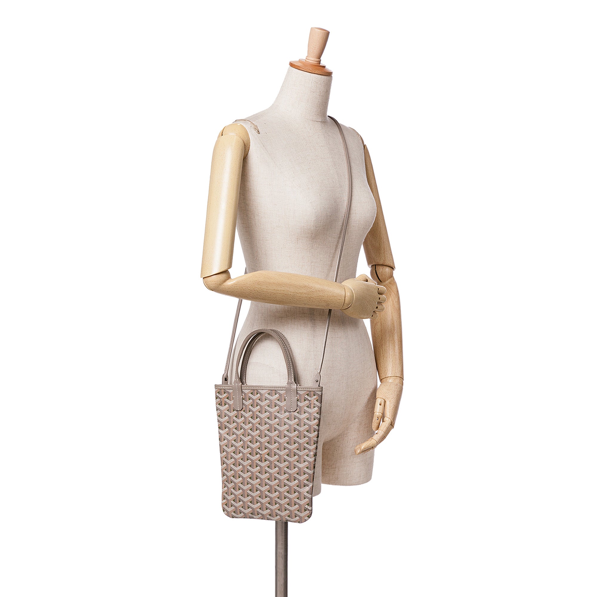 Goyard | Pre-Owned Goyardine Poitiers Claire Voie - I | Brown/Taupe