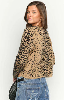 Kahli Cardigan | Leopard Print