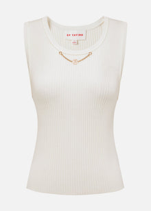 Knitted Vest | Beige