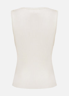 Knitted Vest | Beige