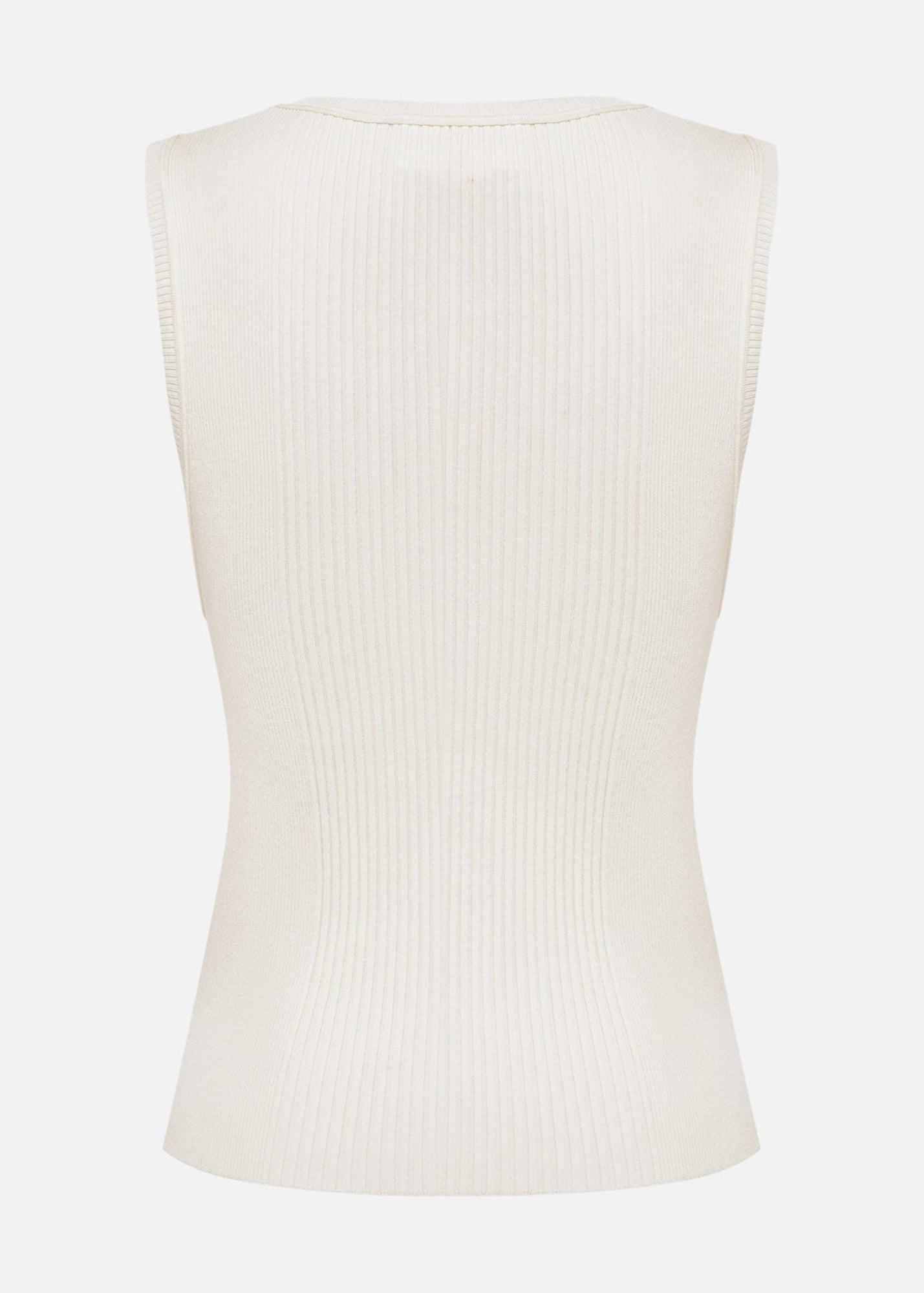 Knitted Vest | Beige