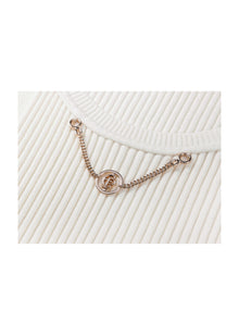 Knitted Vest | Beige