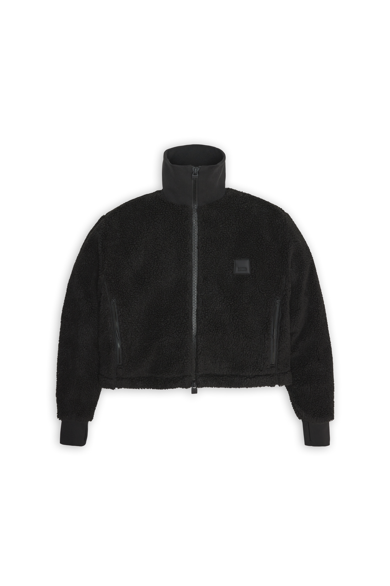 Kofu Fleece Short Jacket | Black