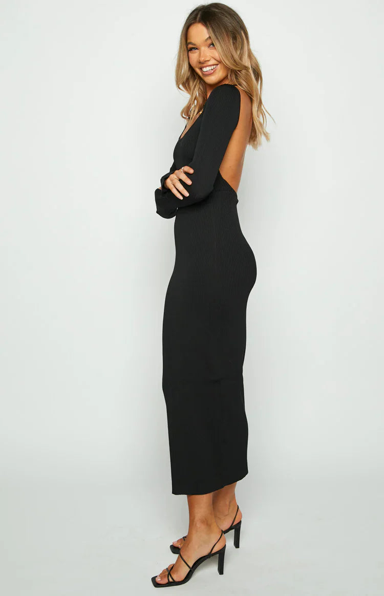 Kylie Maxi Dress | Black