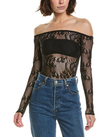 L'AGENCE | Womens | Peonie Bodysuit | Black