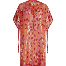 Women | New Leopard Lurex Cover-Up | Apricot