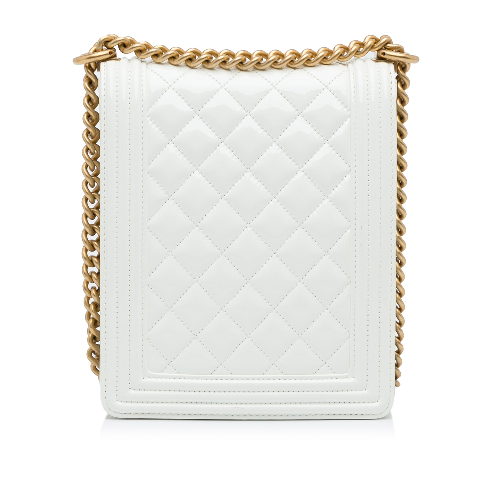 Chanel Pre-Owned North South Boy Flap | Women | White