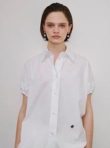 Lecce Capsleeve Shirt | White
